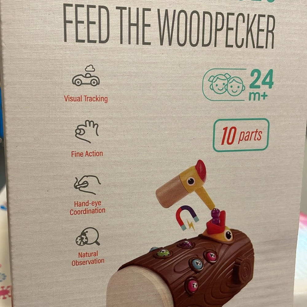 Top Bright Motor & Senses Feed the Woodpecker Educational Toy - Picture 3 of 5